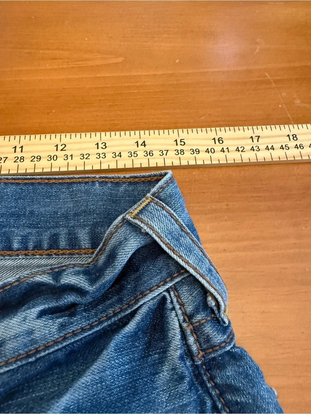True Religion Denim Jean Shorts 30 Ricky Flap Frayed Hem Summer Casual Everyday